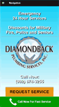 Mobile Screenshot of diamondbackplumbing.com